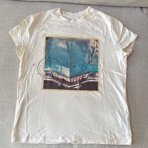 Zadig & Voltaire Zoe Photoprint Tshirt (cream Tee)